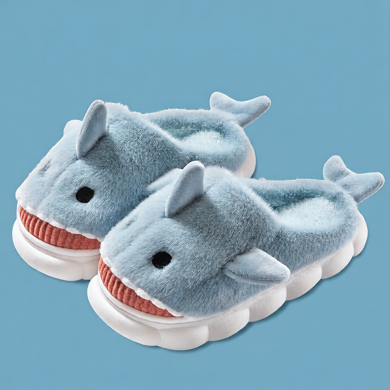 Shark Cotton slippers
