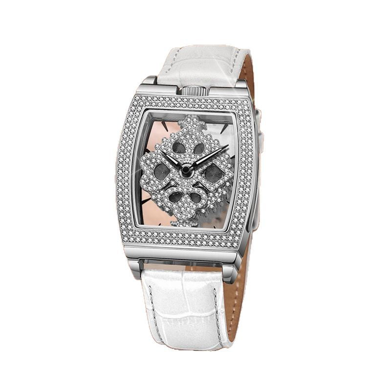 Women's Fashion Diamond Rotating Watch