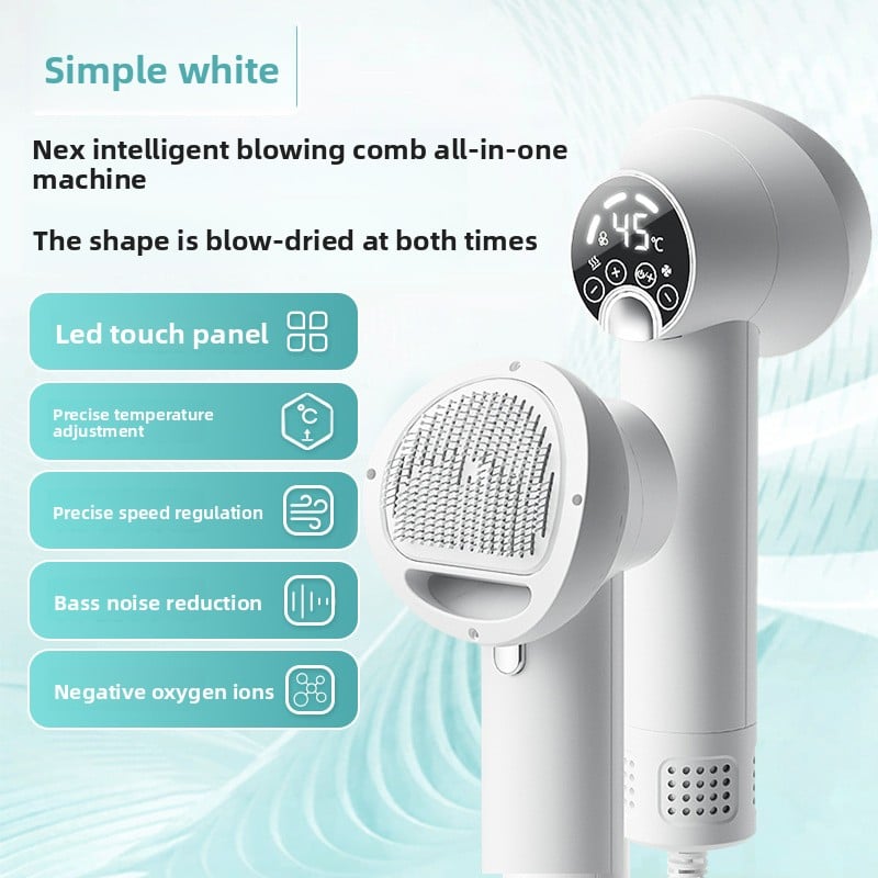 Pet Hair Dryer & Grooming Comb 2-in-1
