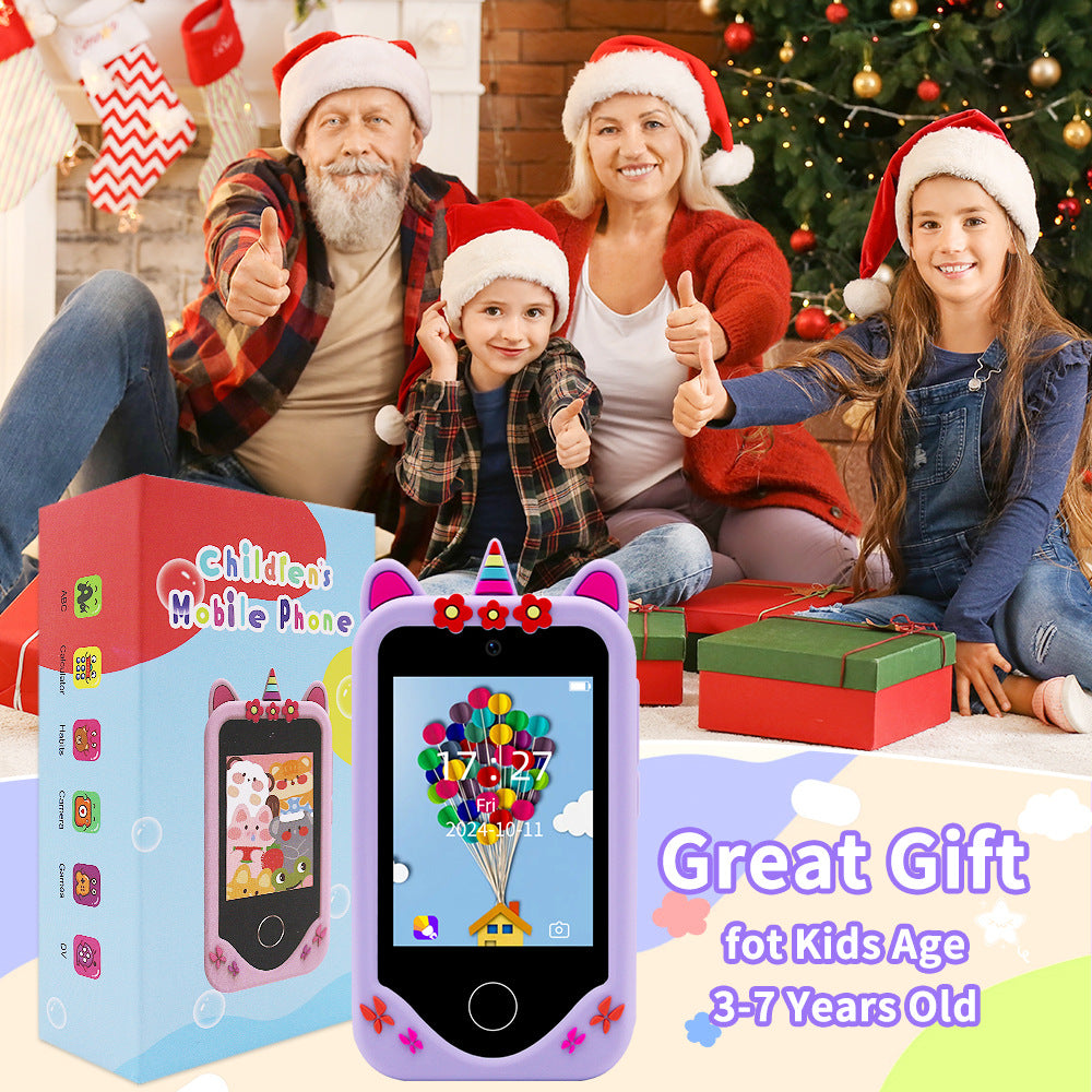 Dual-Camera Touch Screen Phone Kids Educational Toy