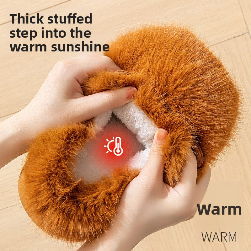 Plush Home Slippers for Women