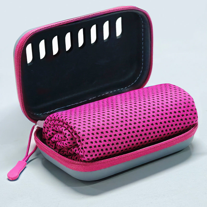 EVA Box Cooling Sports Towel - Quick-Dry Sweat, Absorbent for Outdoor Gym