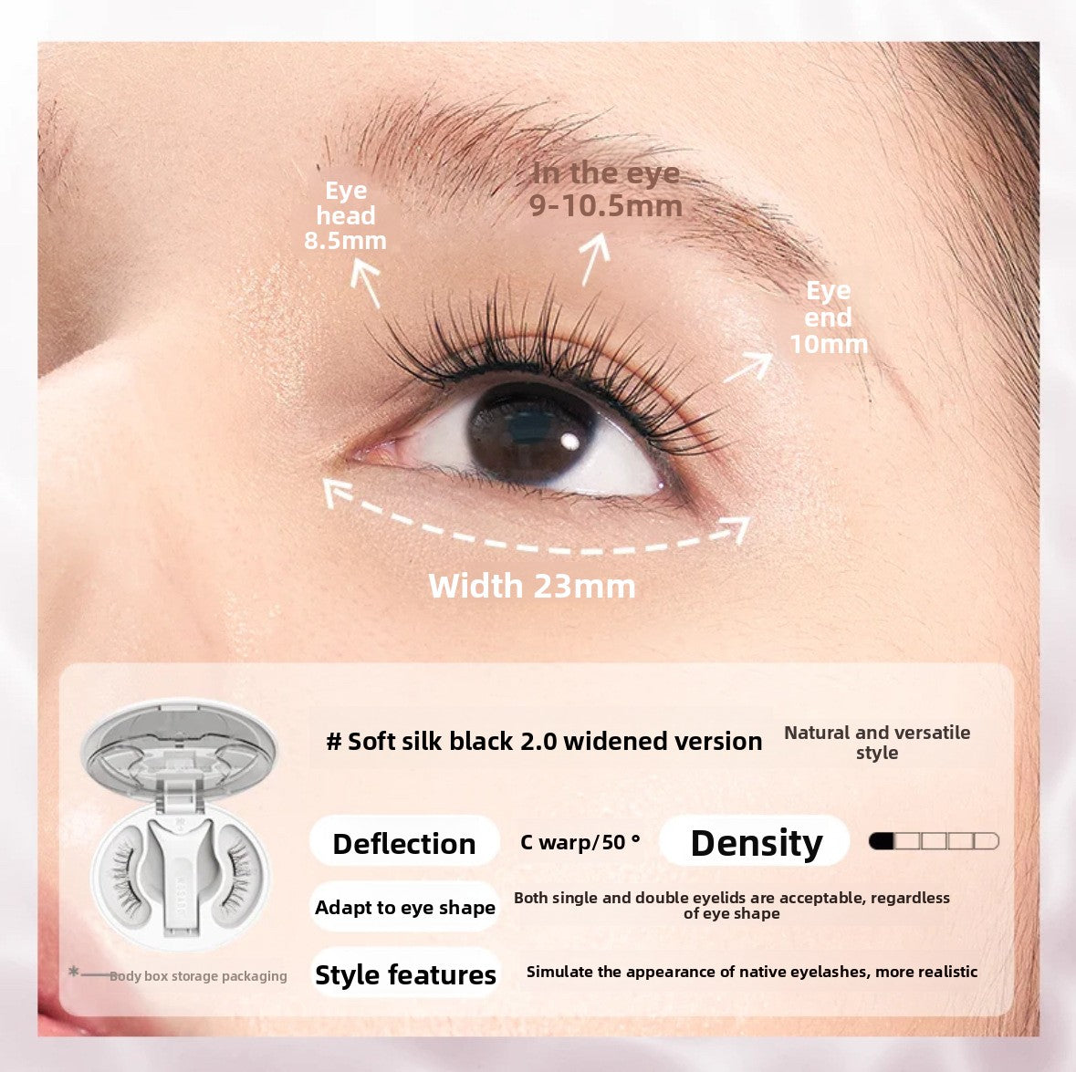 Magnetic Eyelashes for a Natural Look