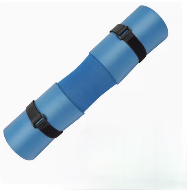 Barbell Bar Sponge Cover - Shoulder Pad with Straps