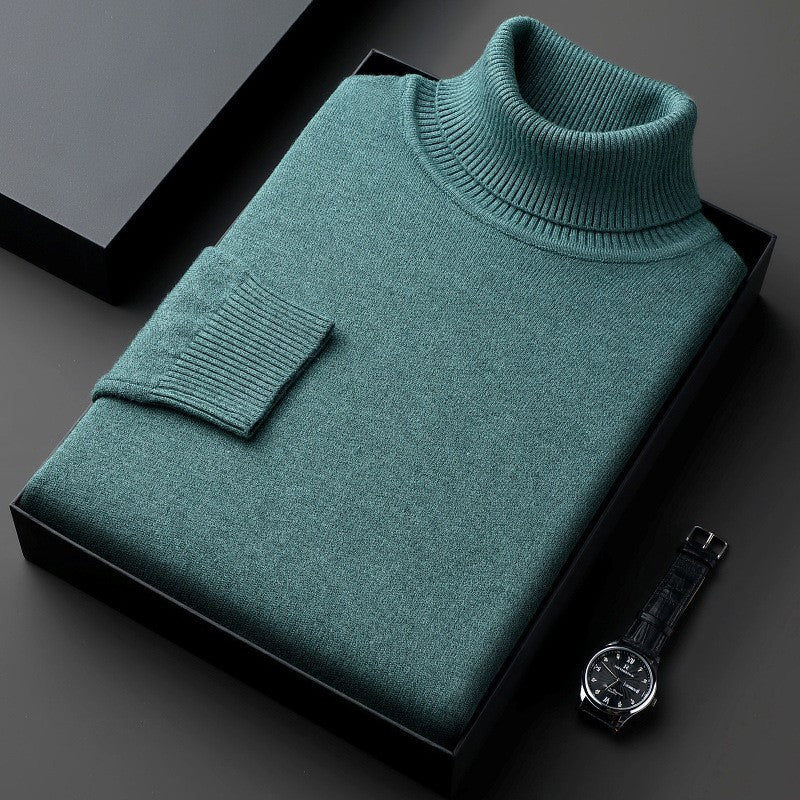 Men's Thick High Collar Pullover