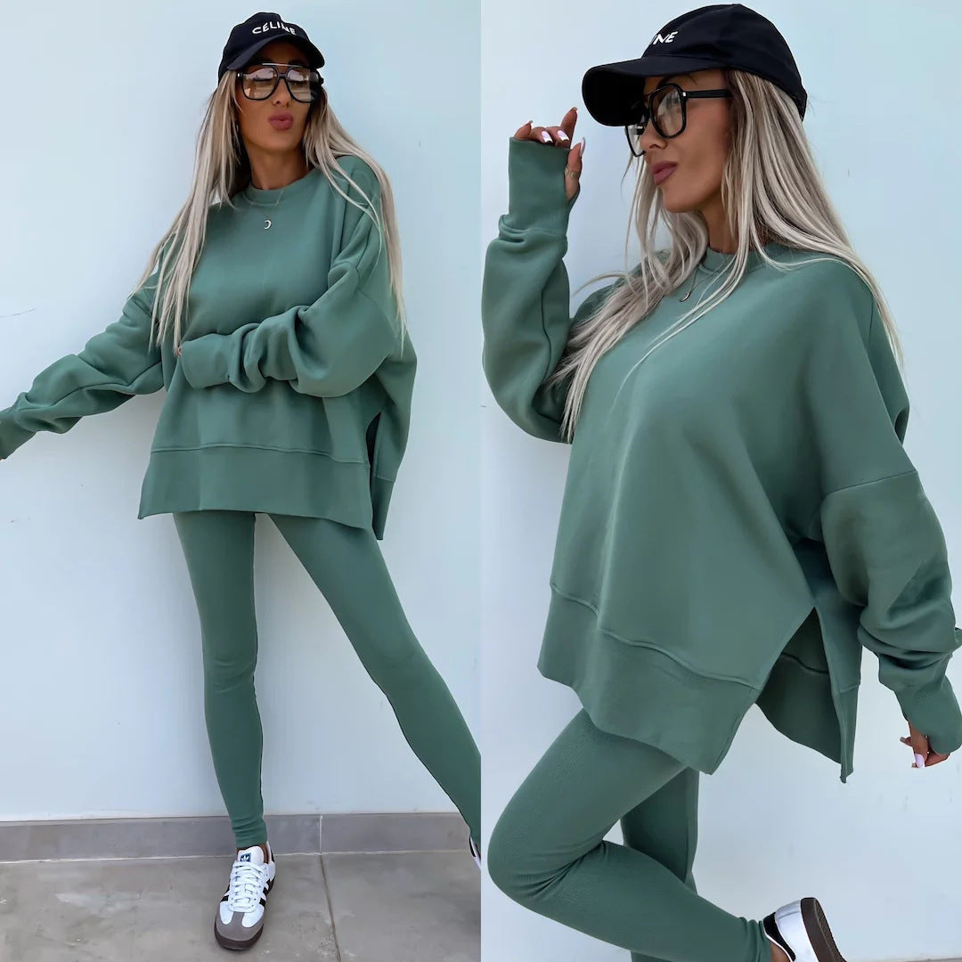 Women's Casual Sweatshirt and Pants Set