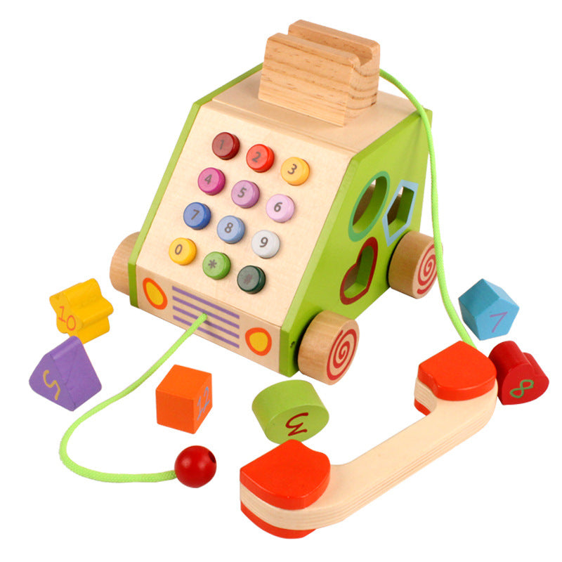 Wooden Simulation Phone Toy