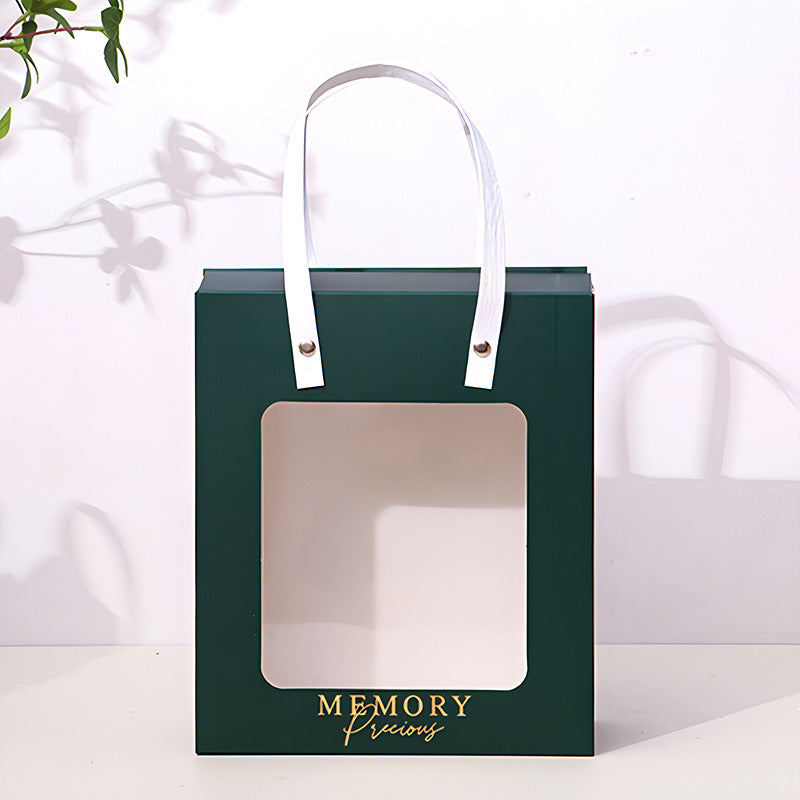 Christmas Apple Gift Bag - Knitted Fabric Holiday Packaging