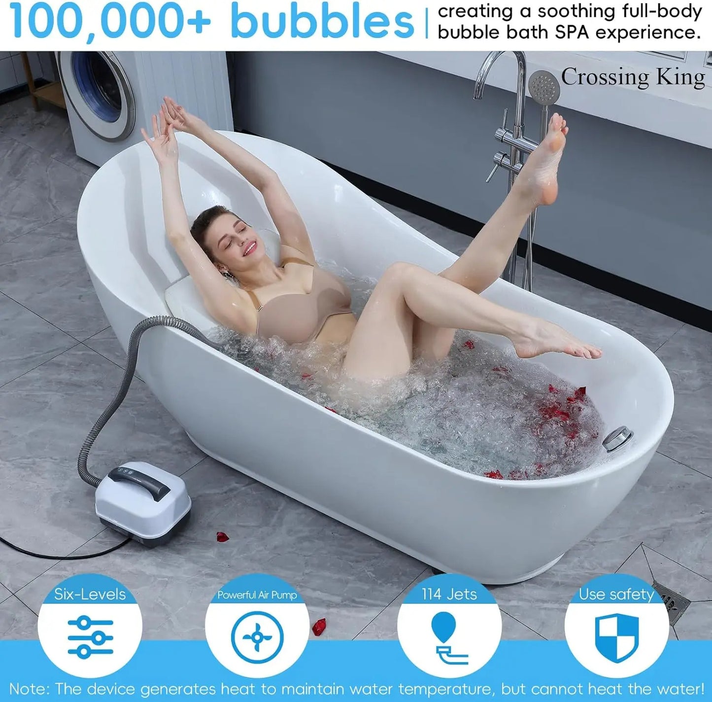 BATH ELECTRIC BUBBLE MAT