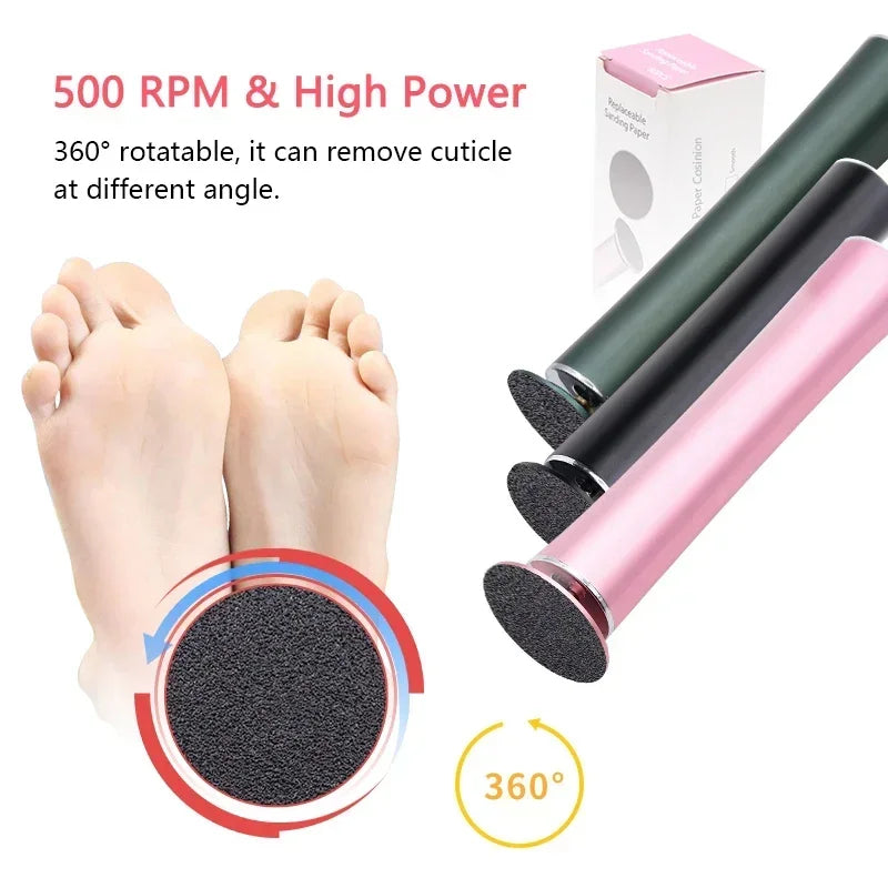 ELECTRIC RECHARGEABLE PEDICURE FILE