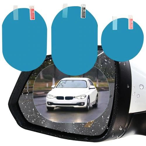 4x CAR REARVIEW MIRROR RAINPROOF FILM