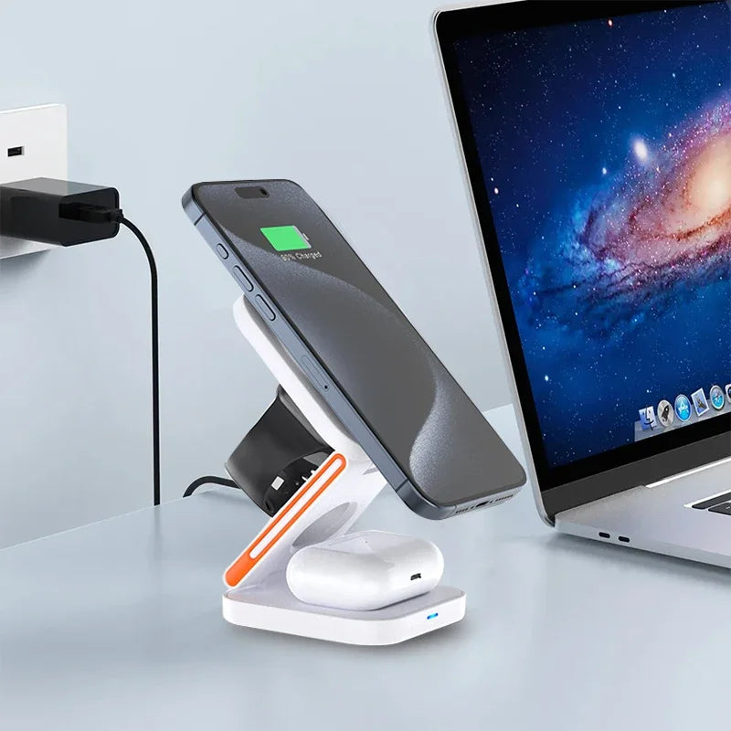 3-IN-1 FOLDABLE CHARGING STATION