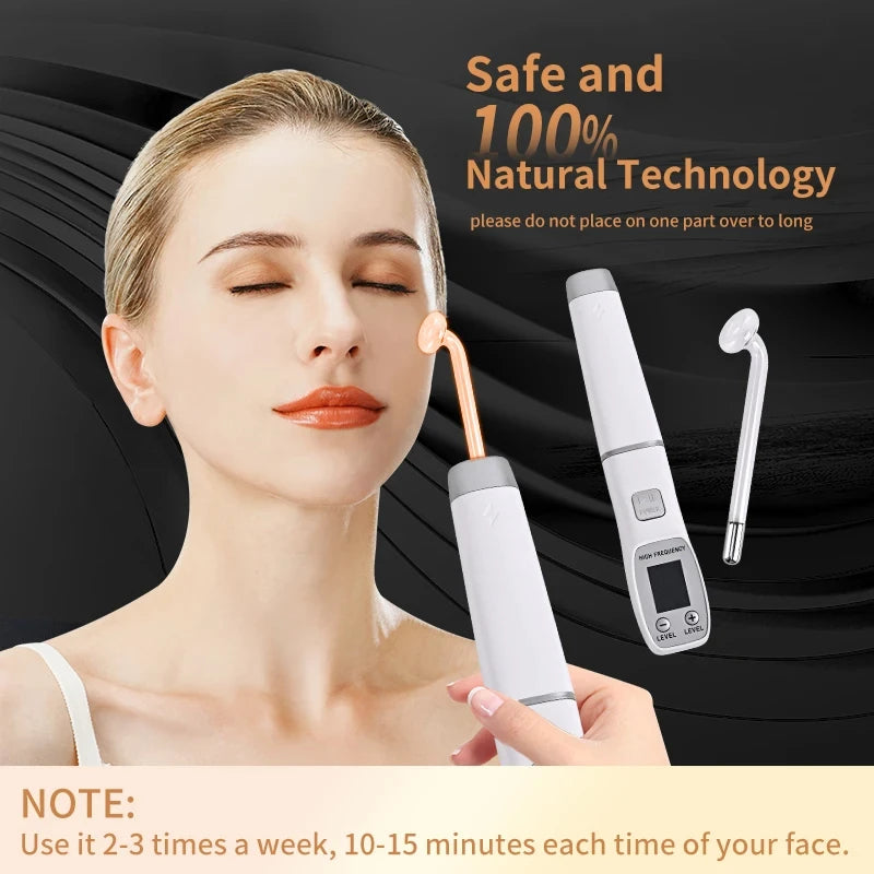 4-in-1 HIGH FREQUENCY ELECTROTHERAPY WAND