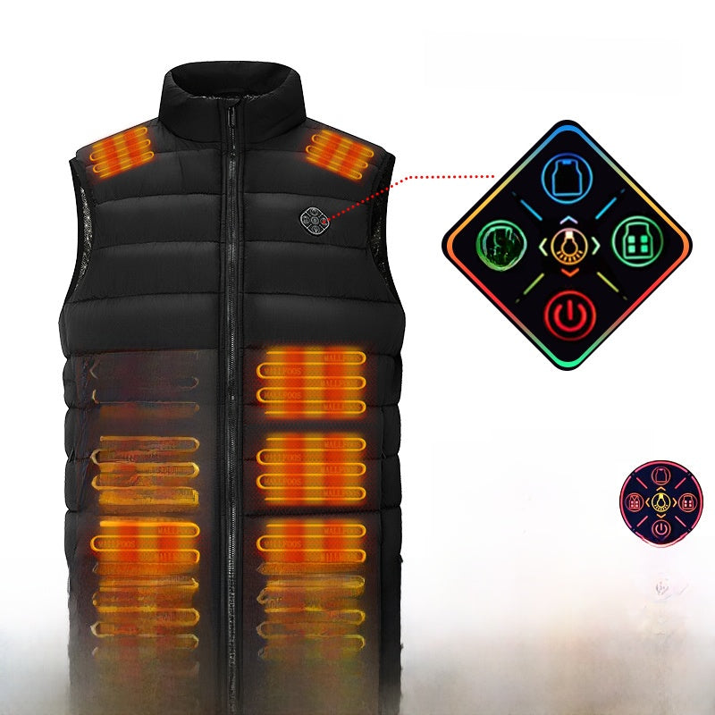 Adjustable Heating Vest with 28 Zones