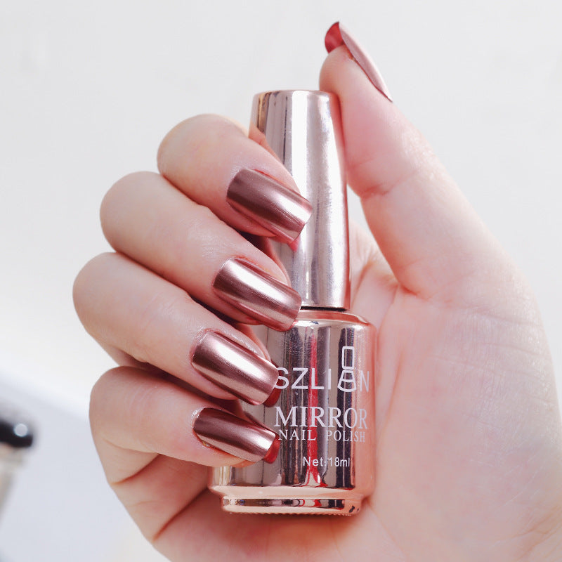 Metallic Mirror Nail Polish - Long Lasting
