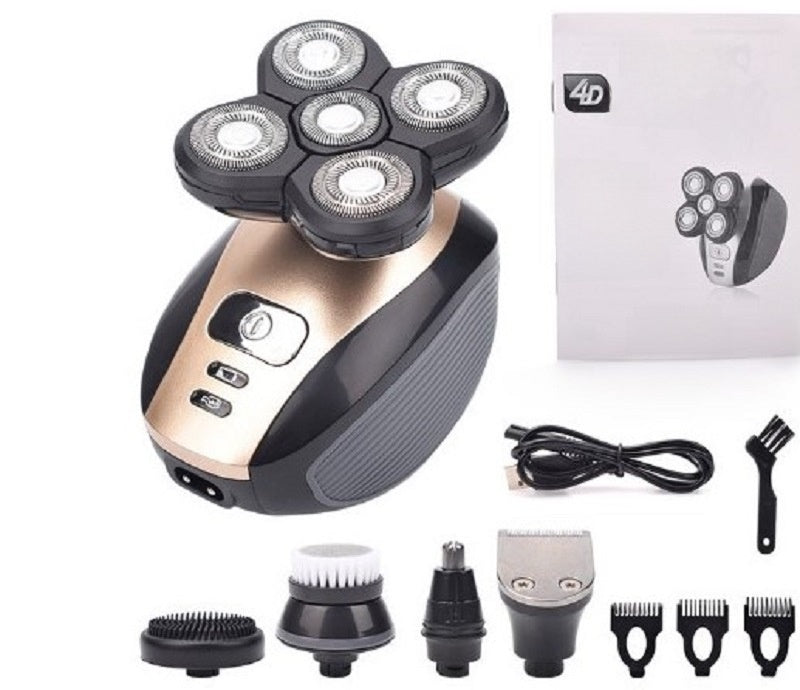 Electric Shaver with 4D Floating Head and Waterproof Design