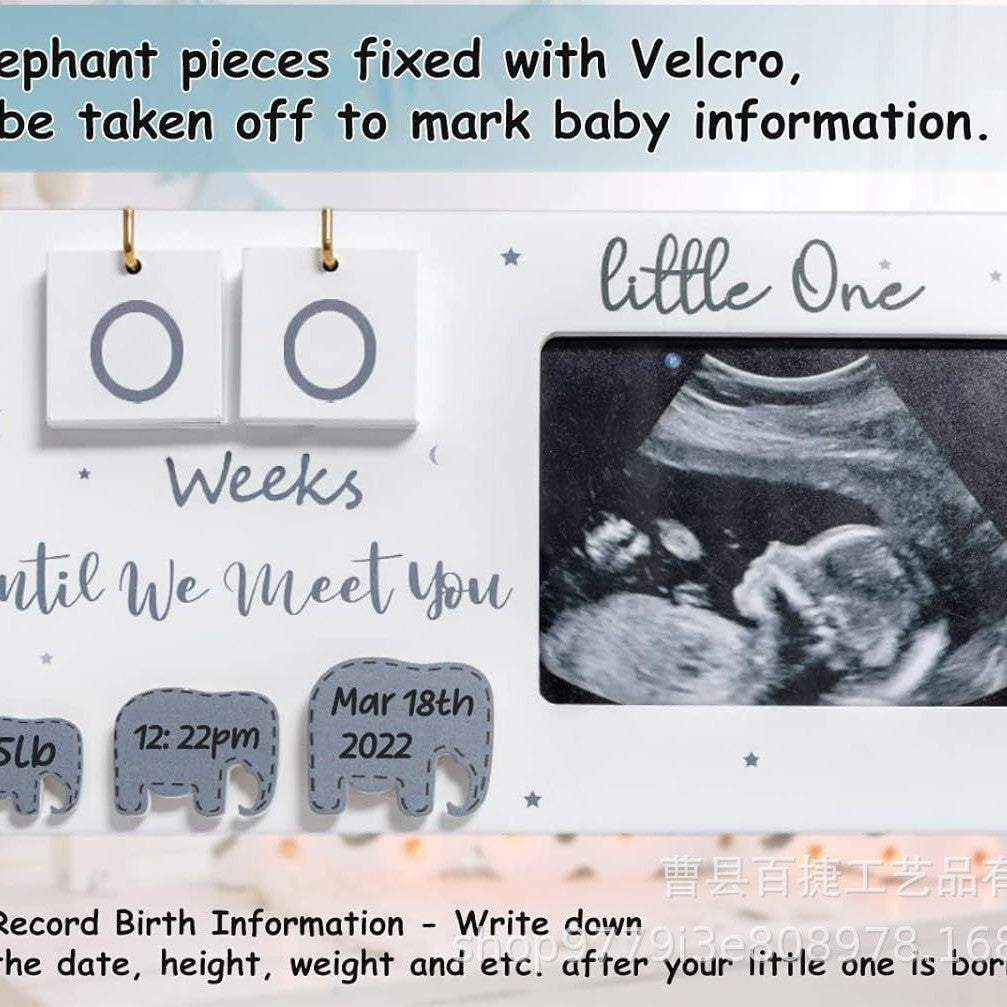 Ultrasonic Photo Frame Ornament - Pregnancy Gift