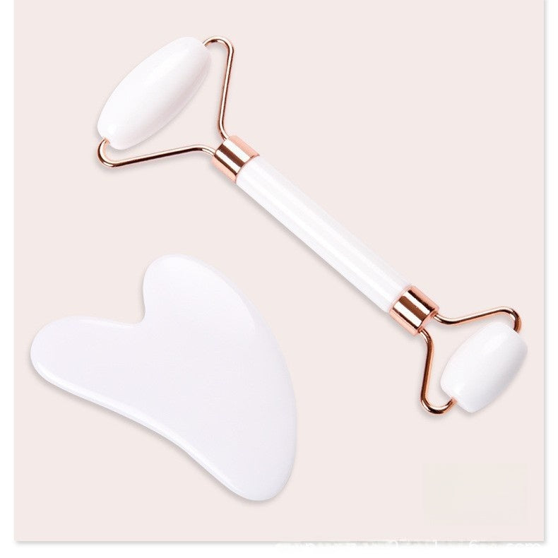 Facial Roller & Scraper Massage Set