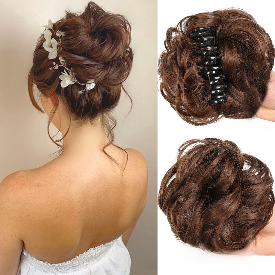 Synthetic Hair Clip Bun
