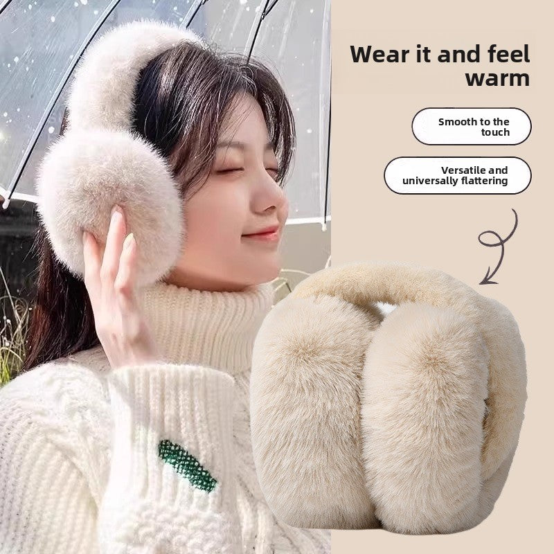 Foldable Plush Winter Earmuffs