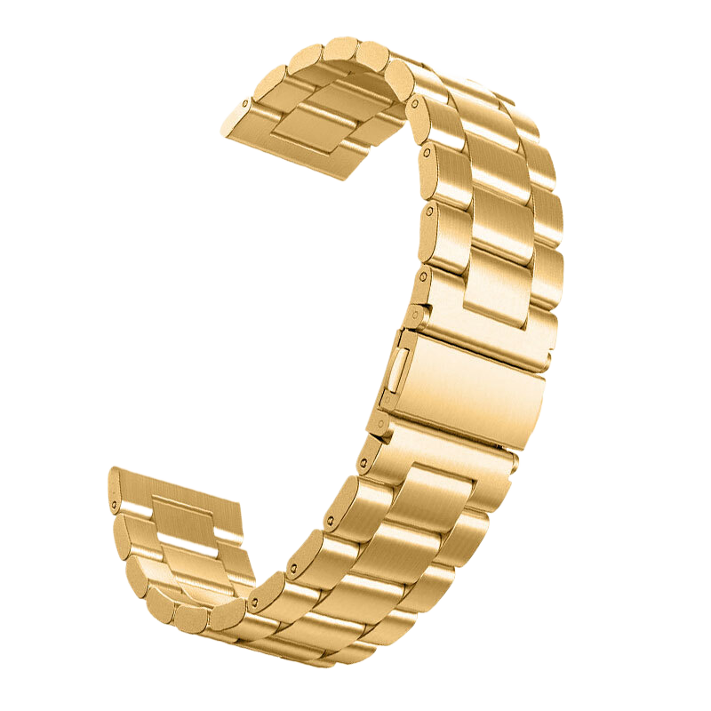 Gold Stainless Steel Watch Strap