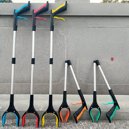 Foldable Aluminum Alloy Garbage Pickup Clip with Magnetic Head