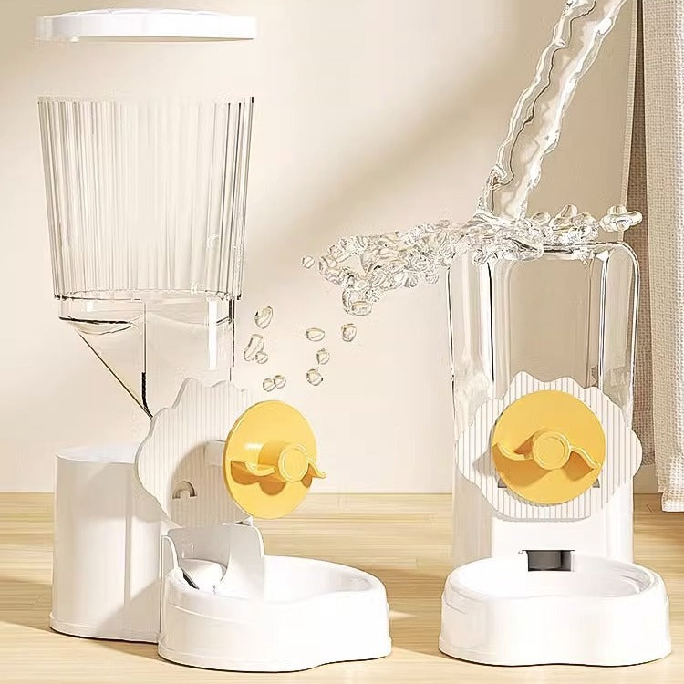 Hanging Pet Water Dispenser and Feeder for Cages