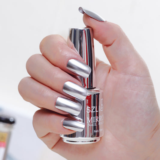 Metallic Mirror Nail Polish - Long Lasting