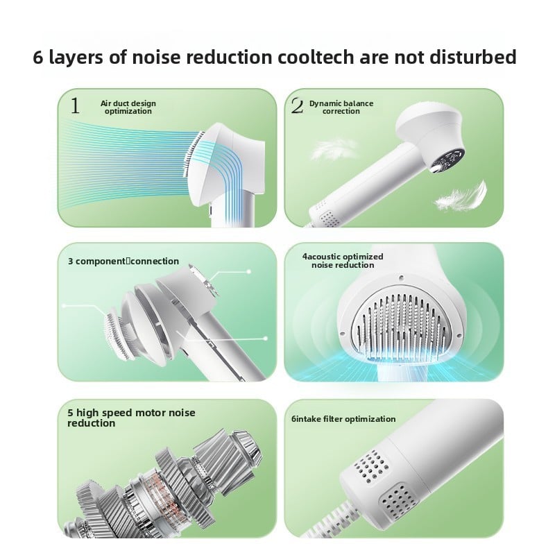 Pet Hair Dryer & Grooming Comb 2-in-1