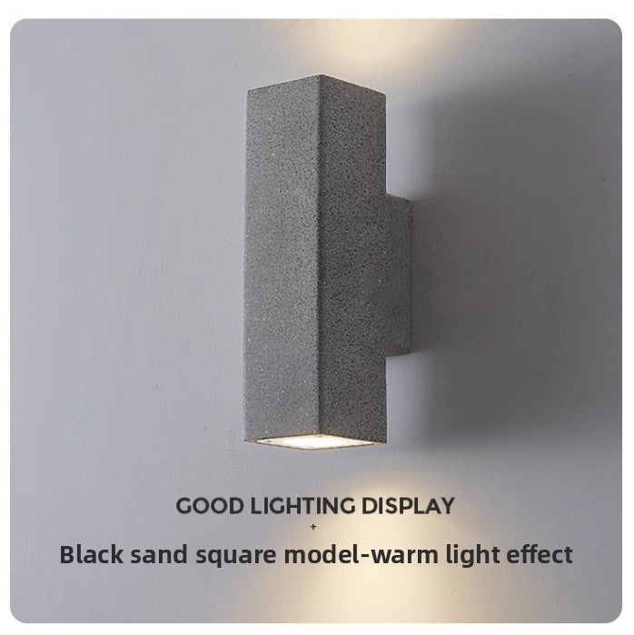 Waterproof Dual-Head Outdoor Wall Lamp with LED Light