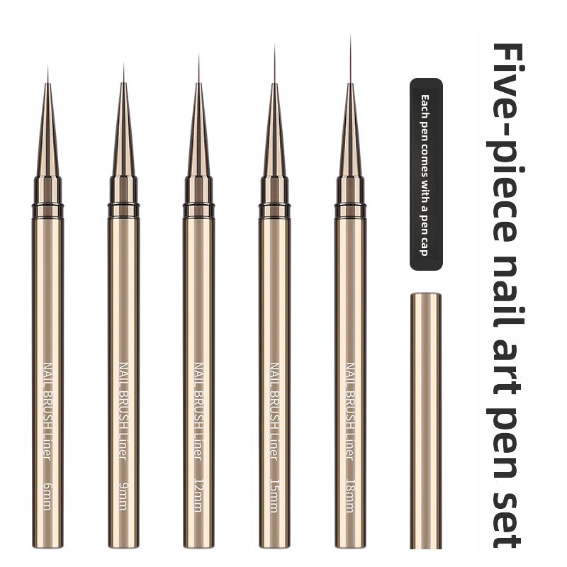 Professional Nail Art Drawing Pen Set for Detailed Designs