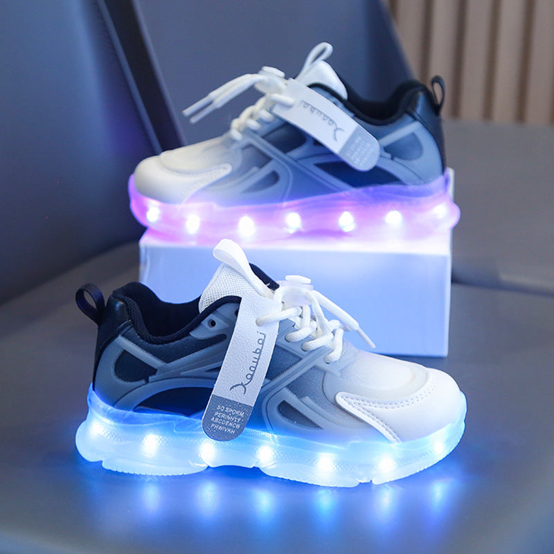Rechargeable LED Light Up Shoes for Kids - Boys & Girls