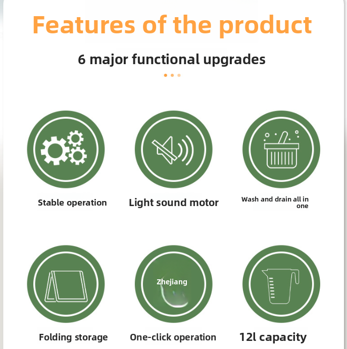 Portable Foldable Automatic Washing Machine