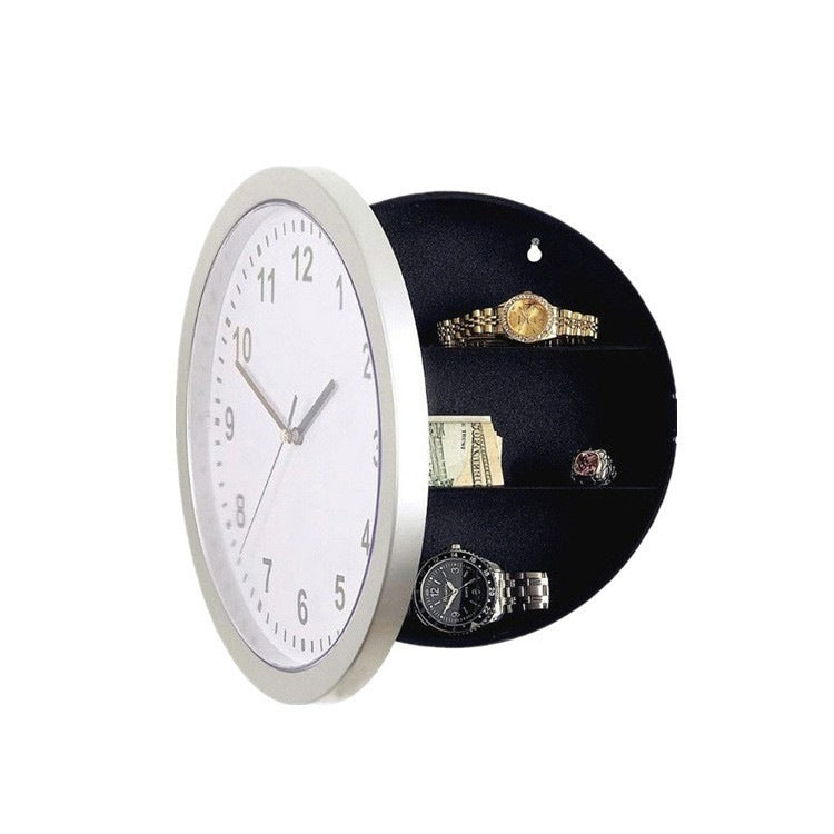 Creative Hidden Wall Safe Clock with LED Display