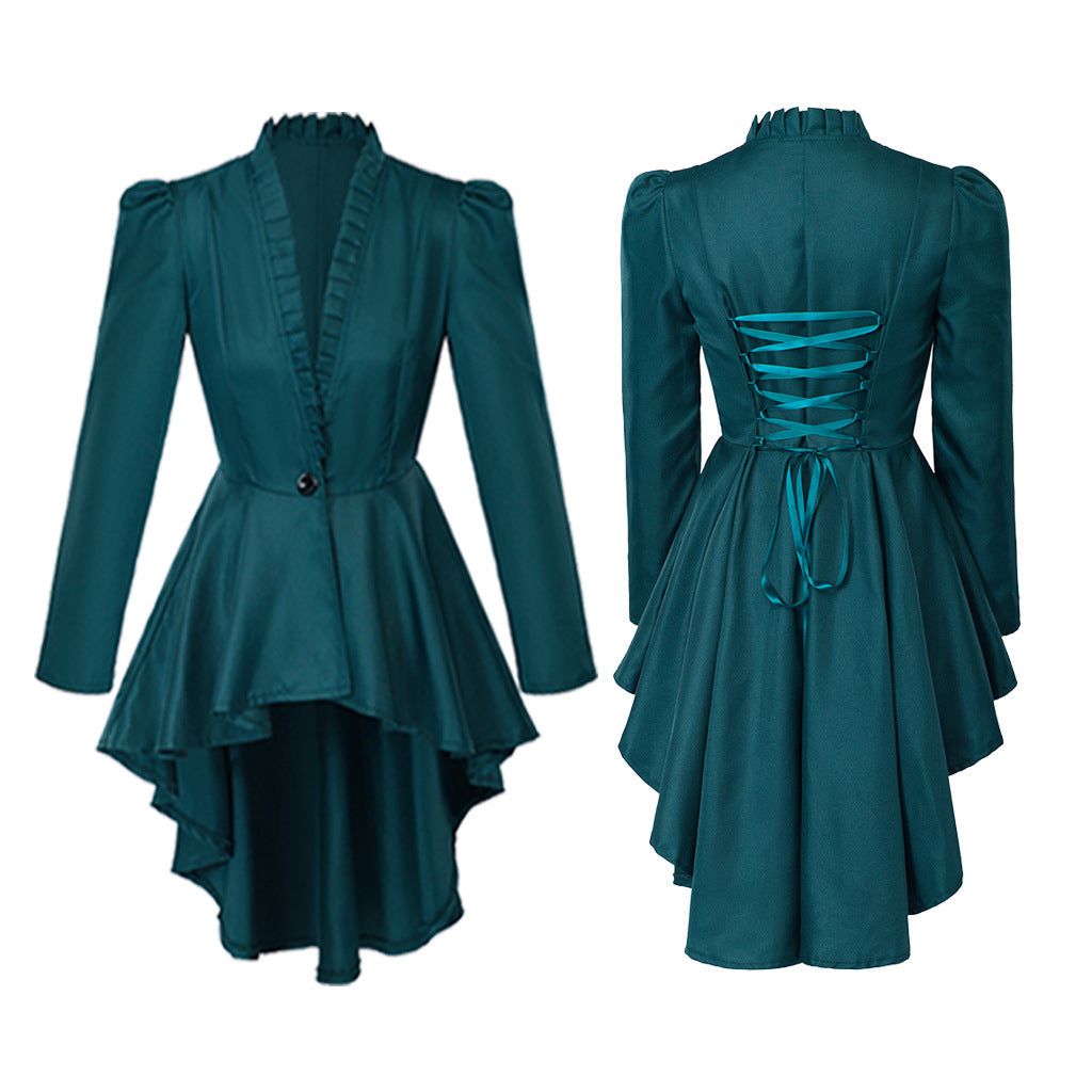 Victorian Steampunk Women's Tuxedo Dress