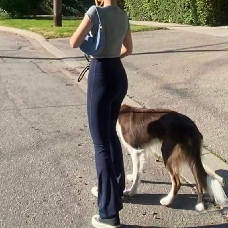 Flared pants, yoga pants