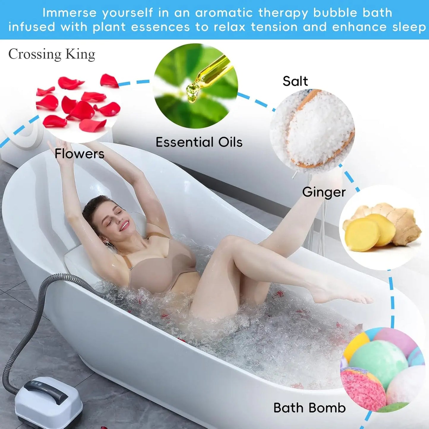 BATH ELECTRIC BUBBLE MAT