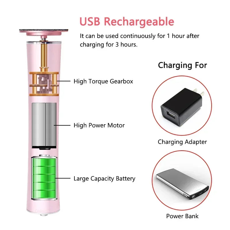 ELECTRIC RECHARGEABLE PEDICURE FILE