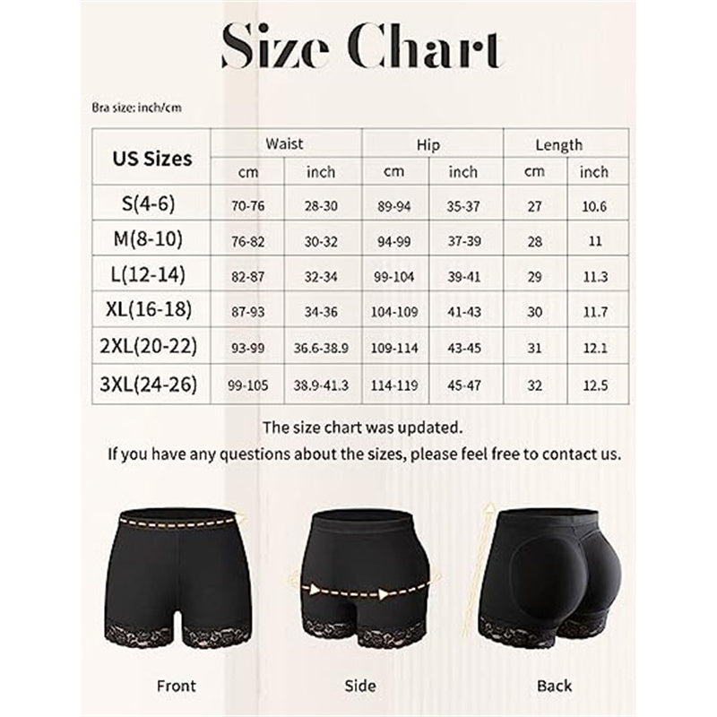 HIP LIFTER WITH PADDED SHAPERS