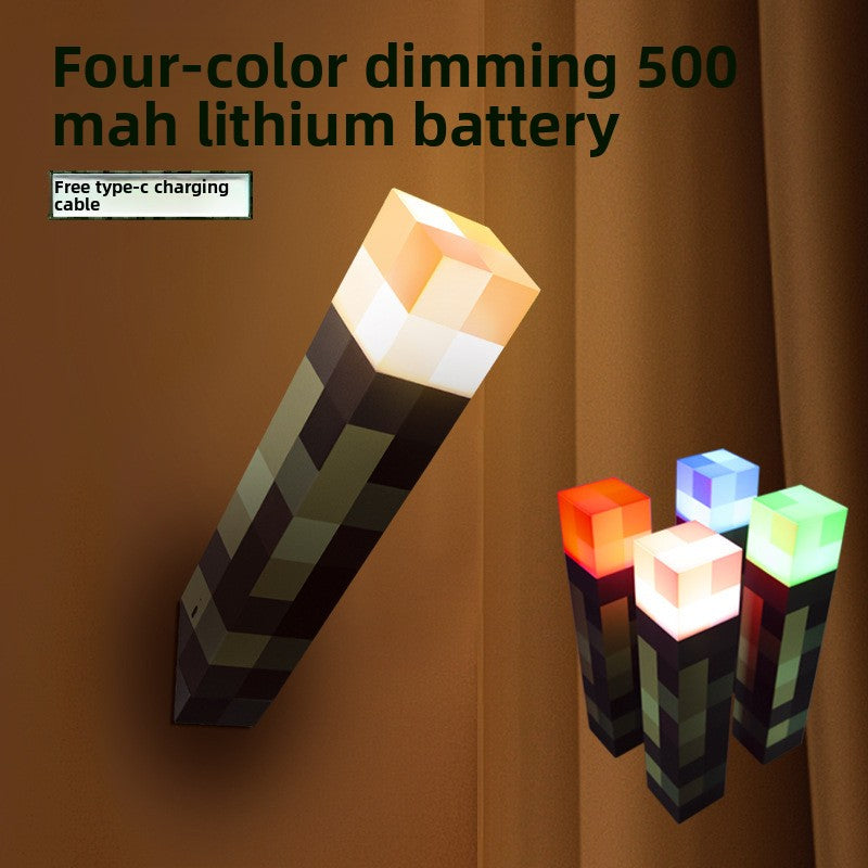 Minecraft Torch Lamp,
