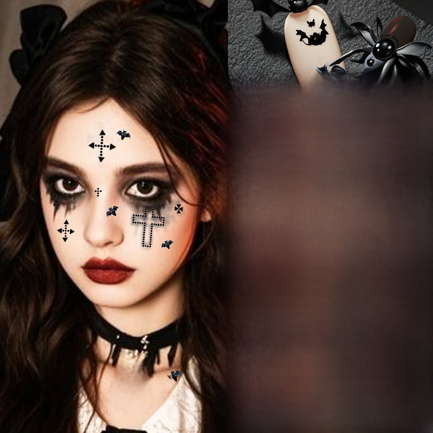 Halloween Face Stickers for Horror Makeup