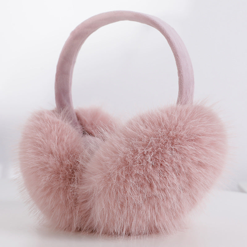 Foldable Plush Winter Earmuffs for Warmth