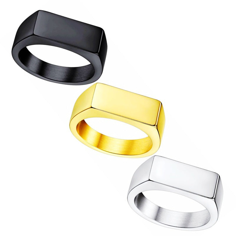 Square Seal Titanium Steel Ring