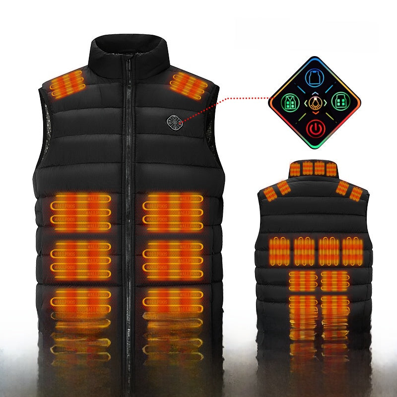 Adjustable Heating Vest with 28 Zones