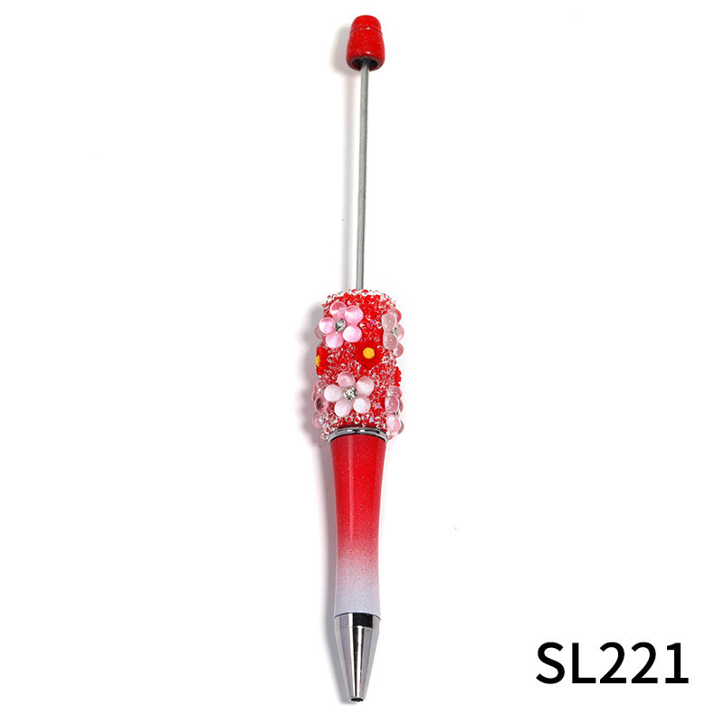 Creative DIY Flower Beaded Ballpoint Pen