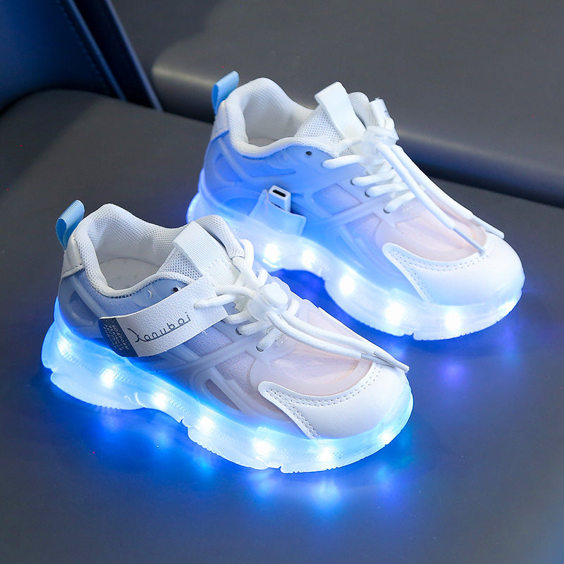 Rechargeable LED Light Up Shoes for Kids - Boys & Girls
