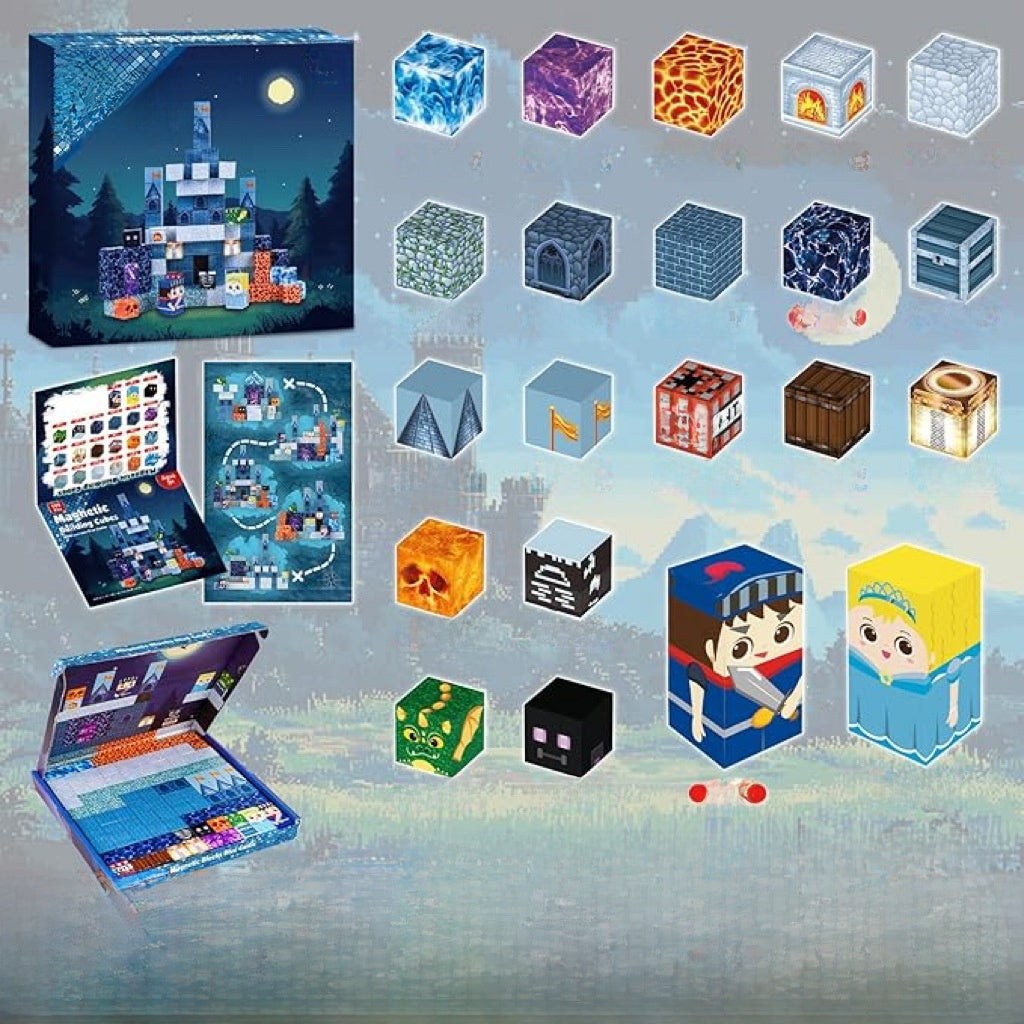 Mini World Magnetic Building Blocks for Kids DIY Castle Construction