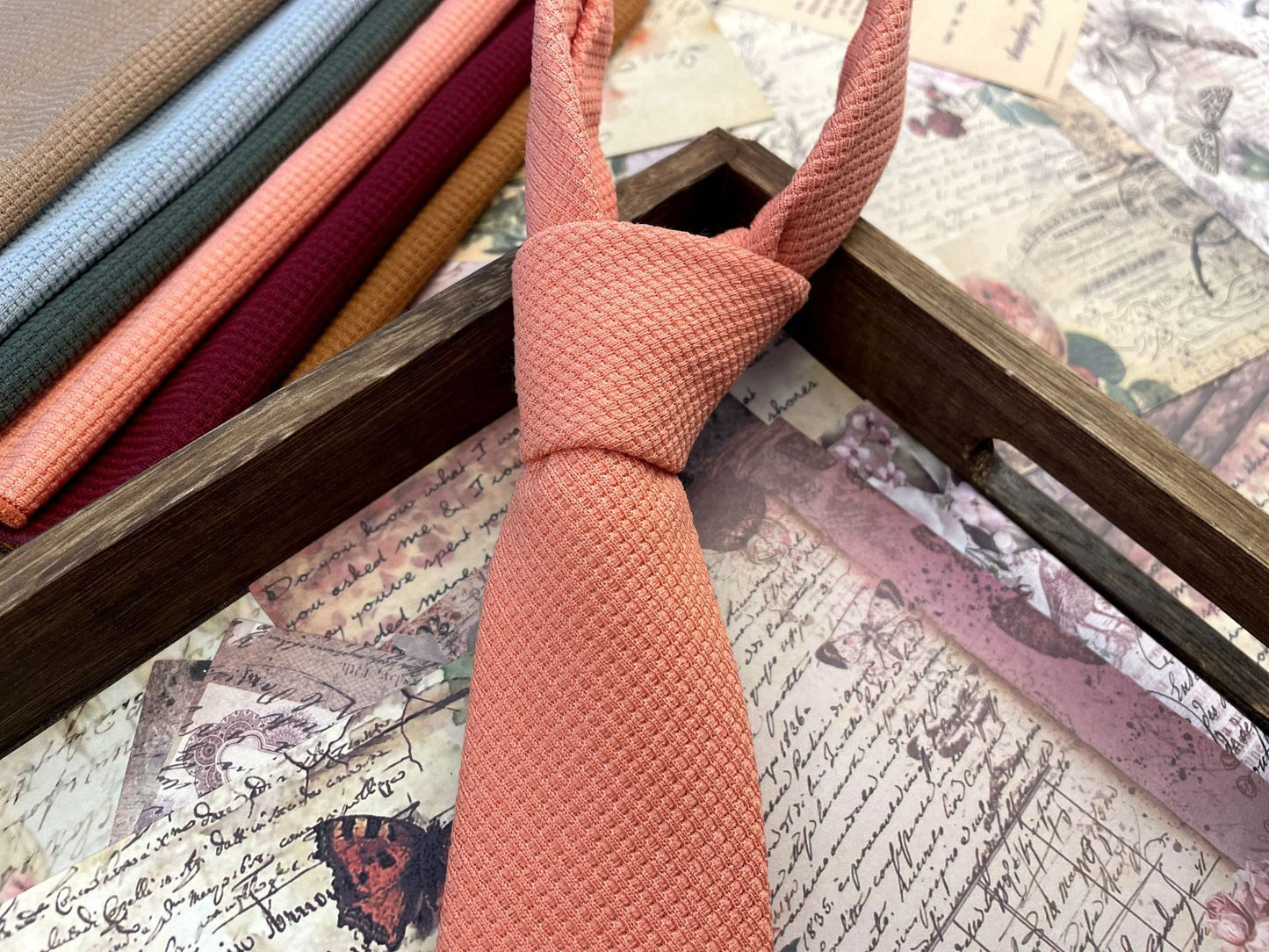 Cotton Knit Tie