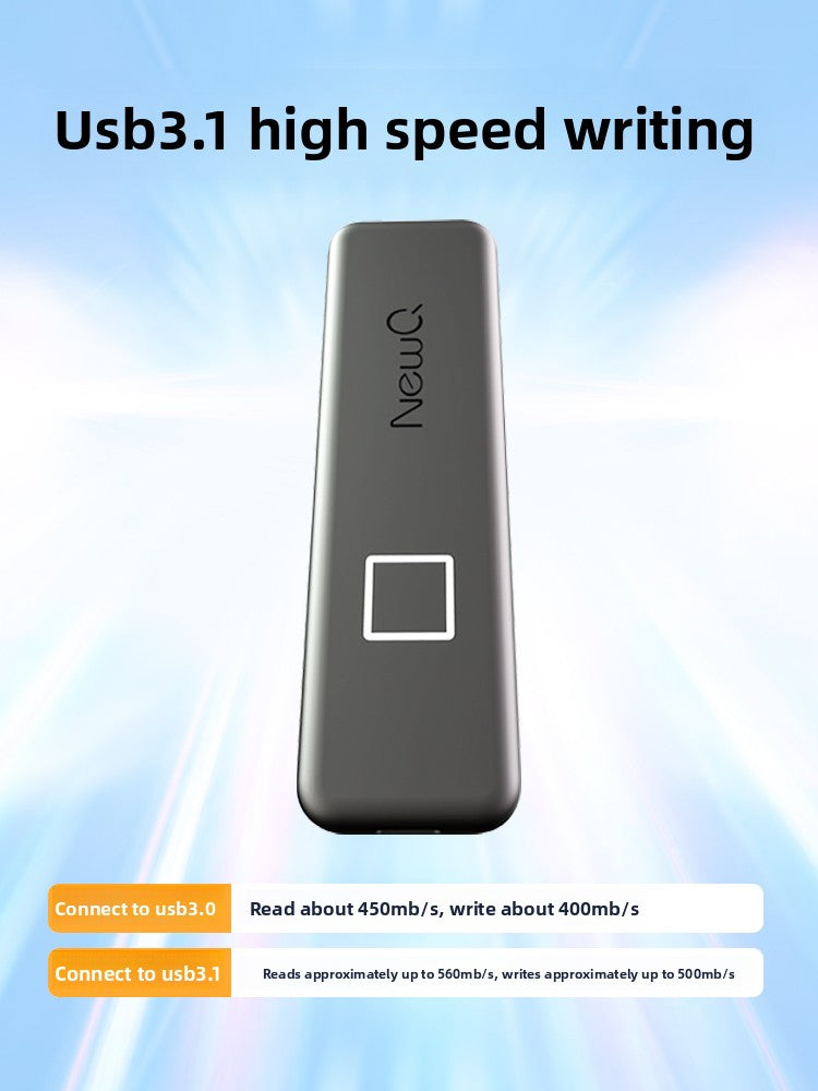 Solid-state mobile hard drive high-speed storage