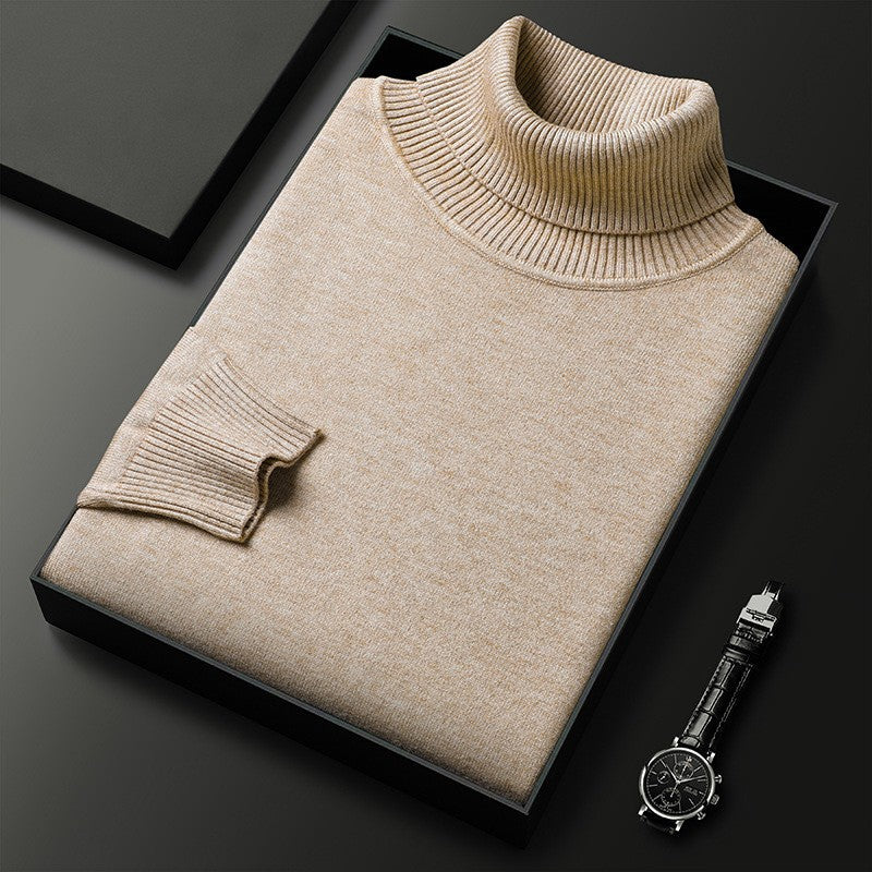 Men's Thick High Collar Pullover